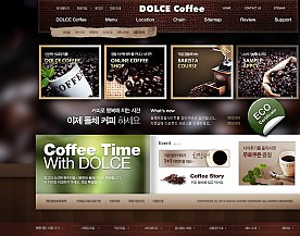 DOLCE COFFEE 반응형 홈페이지제작